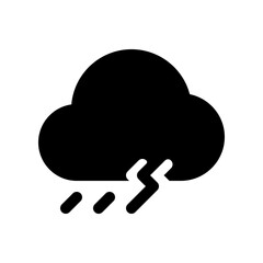 Editable thunderstorm vector icon. Part of a big icon set family. Perfect for web and app interfaces, presentations, infographics, etc
