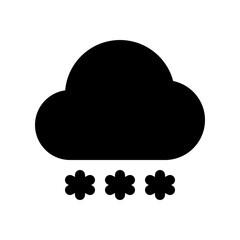 Editable snowfall vector icon. Part of a big icon set family. Perfect for web and app interfaces, presentations, infographics, etc