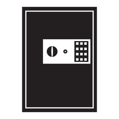 money safe box icon logo vector design