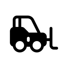Editable forklift vector icon. Vehicles, transportation, travel. Part of a big icon set family. Perfect for web and app interfaces, presentations, infographics, etc