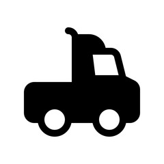 Editable semi-trailer truck vector icon. Vehicles, transportation, travel. Part of a big icon set family. Perfect for web and app interfaces, presentations, infographics, etc