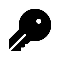 Editable house key vector icon. Property, real estate, construction, mortgage, interiors. Part of a big icon set family. Perfect for web and app interfaces, presentations, infographics, etc