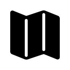 Editable map vector icon. Map, location, navigation. Part of a big icon set family. Perfect for web and app interfaces, presentations, infographics, etc