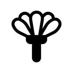 Editable feather duster vector icon. Part of a big icon set family. Perfect for web and app interfaces, presentations, infographics, etc