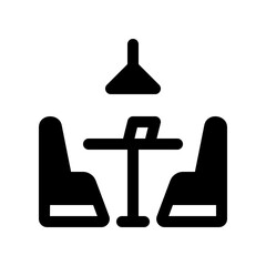 Editable restaurant seat vector icon. Food, restaurant. Part of a big icon set family. Perfect for web and app interfaces, presentations, infographics, etc