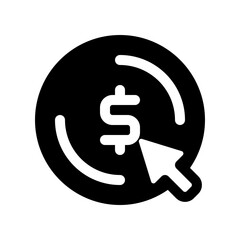 Editable pay per click vector icon. SEO, marketing, business. Part of a big icon set family. Perfect for web and app interfaces, presentations, infographics, etc