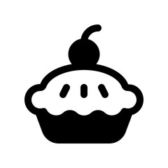 Editable apple pie vector icon. Bakery, cooking, food. Part of a big icon set family. Perfect for web and app interfaces, presentations, infographics, etc