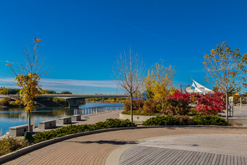 River Landing in Saskatoon, Saskatchewan, Canada
