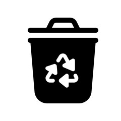 Editable recycle bin vector icon. Environment, ecology, eco-friendly. Part of a big icon set family. Perfect for web and app interfaces, presentations, infographics, etc