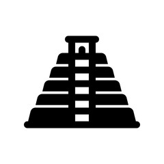 Editable pyramid, shrine, temple vector icon. Landmark, monument, mayan, building, architecture. Part of a big icon set family. Perfect for web and app interfaces, presentations, infographics, etc