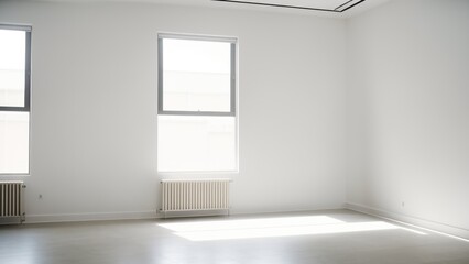 empty room with window