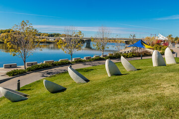 River Landing in Saskatoon, Saskatchewan, Canada