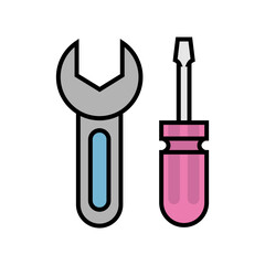 Illustration Vector Graphic of Tools, settings Icon