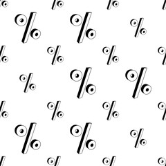Percent Sign Icon Seamless Pattern Y_2203001