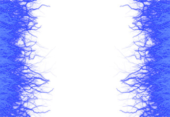 Blue lightning on the side