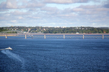 Obraz premium Stockholm Sweden 27 05 2021 . Stockholm is located on 14 islands that are part of the vast archipelago of the Baltic Sea