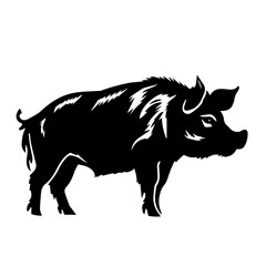 boar silhouette illustration 