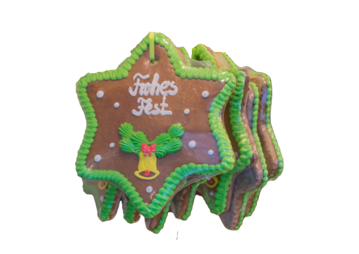 Lebkuchensterne Frohes Fest Weihnachten