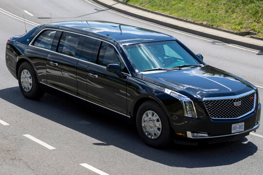 Vilnius Lithuania 2023-07-08
The United States presidential state car is the official state car of the president of the United States.