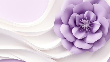 abstract background with purple flowers