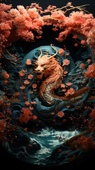 Generative AI, 12 zodiac is represent by using animals to be symbol including Rat, Ox, Tiger, Rabbit,  Dragon, Snake, Horse, Goat, Monkey, Rooster, Dog and pig. image style paper sculptures