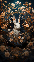 Generative AI, 12 zodiac is represent by using animals to be symbol including Rat, Ox, Tiger, Rabbit,  Dragon, Snake, Horse, Goat, Monkey, Rooster, Dog and pig. image style paper sculptures