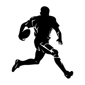 recommend clip art: football player silhouette illustration 