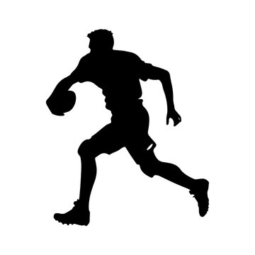 recommend clip art: football player silhouette illustration 