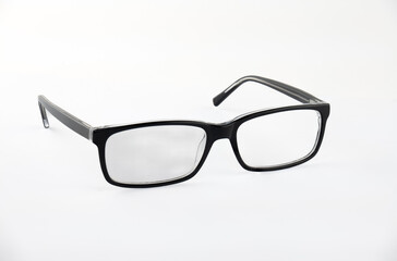 Reading glasses isolated on white background