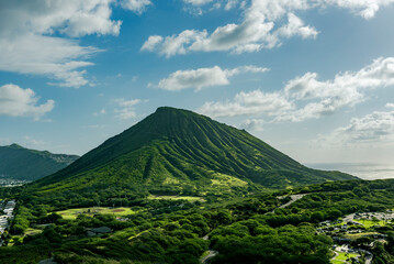 Koko crater on oahu a volcano renmant