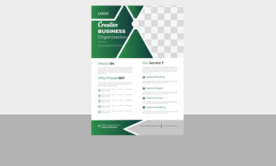 Creative Business Flyer Design  Template. 