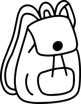 recommend clip art: school bag doodle backpack