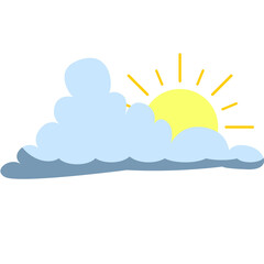 sun and clouds