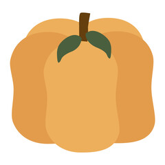 pumpkin Cute Sticker Illustration Element