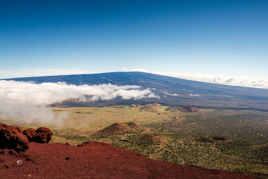 Mauna Loa volcano on Hawaii big island