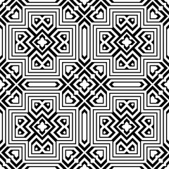 Seamless models. Modern stylish texture. Monochrome, simple. Vector.