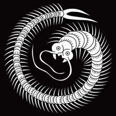 家紋です。百足の丸といいます。