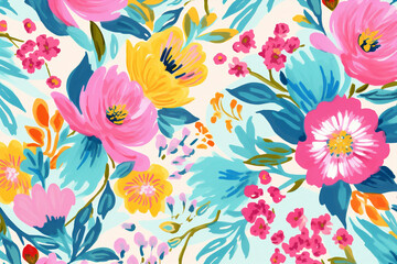 Invitation texture watercolor floral seamless background wallpaper design summer pattern nature rose flower spring