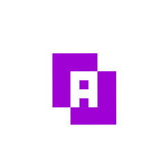 Letter A logo. Creative initial logo design template. suitable for your company or project whose name starts with the letter A.