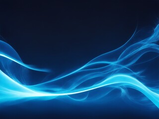 Fiery Electric Wavy Wisps Background Made with Generative AI