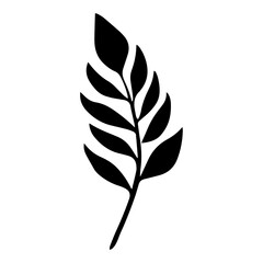 leaf silhouette illustration 