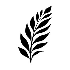 leaf silhouette illustration 