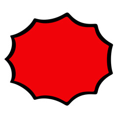 An artwork clip art drawing of a label sign 