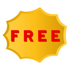 An artwork clip art drawing of a label sign 