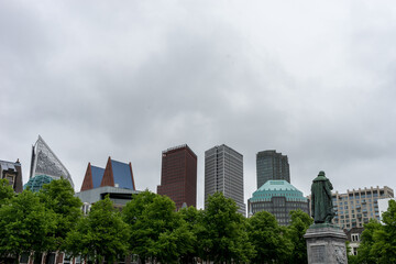 Netherlands, Hague, City skyline of Den Haag