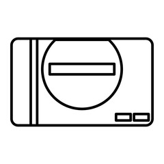 This icon is used on websites, apps or other media to indicate that the content is related to a game on a game console. This icon helps the user to quickly identify the type of game or platform being 