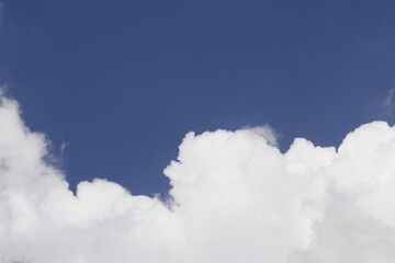 Beautiful blue sky and clouds . Cloudscape .