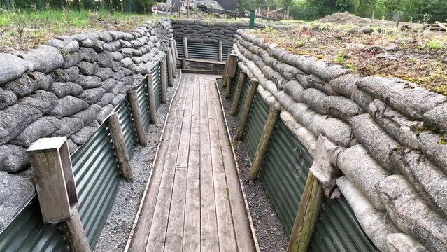 replica world war one trenches 