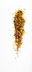 tea yellow flowers dried