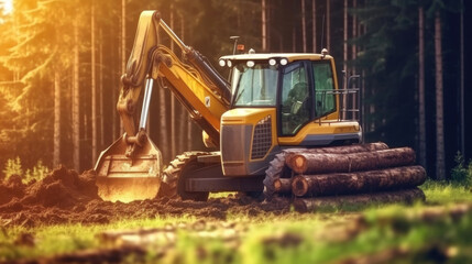 Habitat Loss. Logging equipment leads to extensive habitat loss, endangering diverse plant and animal species. This disrupts ecosystems, threatening biodiversity and causing ecological imbalances